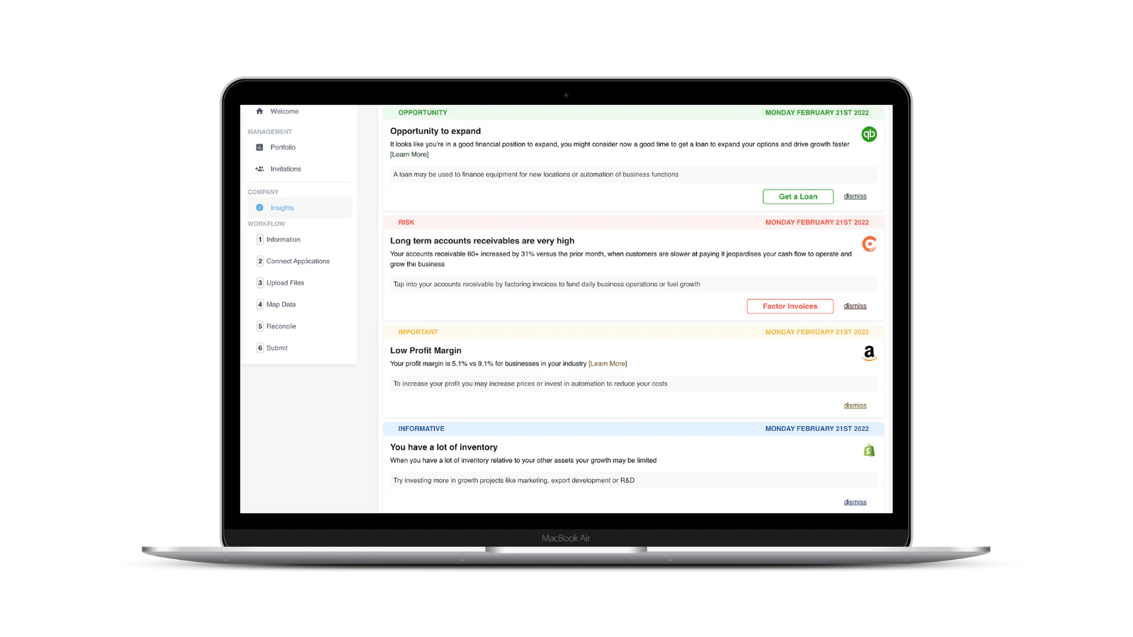 screenshot of Boss Insights